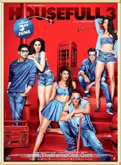 Housefull 3 gets 'U/A’ certificate.