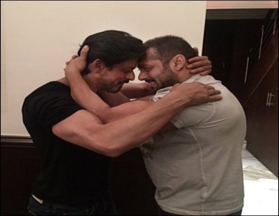 Shahrukh Khan and Salman Khan in Budapest